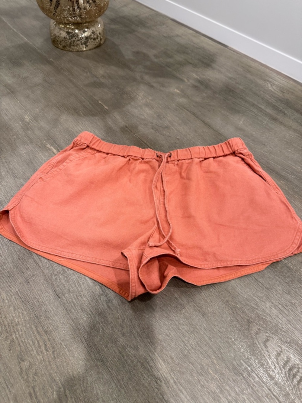 J. Crew Women's Drawstring Shorts - Rust Orange - Like new!
